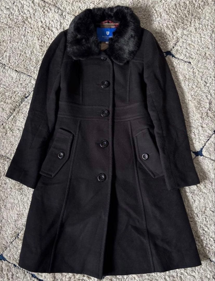 ブルーレーベルクレストブリッジ　2way ロングコート 長濱ねる