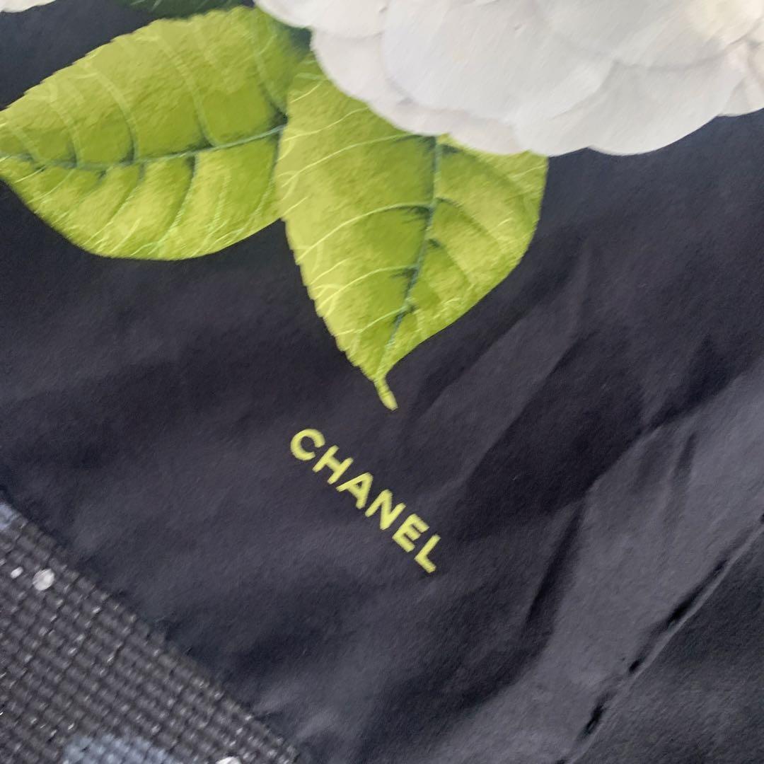 CHANEL シルク100% スカーフ　箱無し　紙袋あり