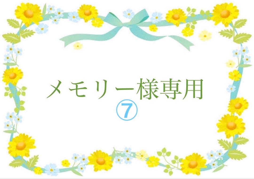 メモリー⑦