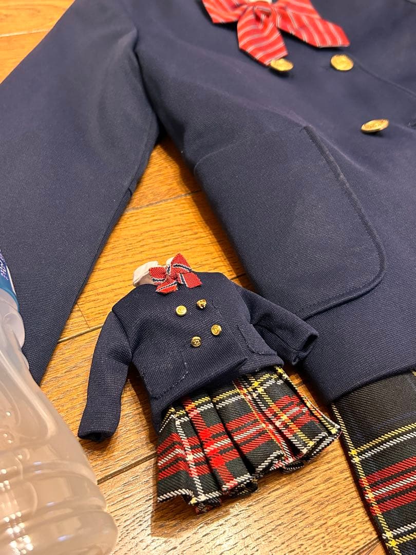 moon様　ミニチュアリメイクオーダー　ノーカラーダブルブレザー4点セット