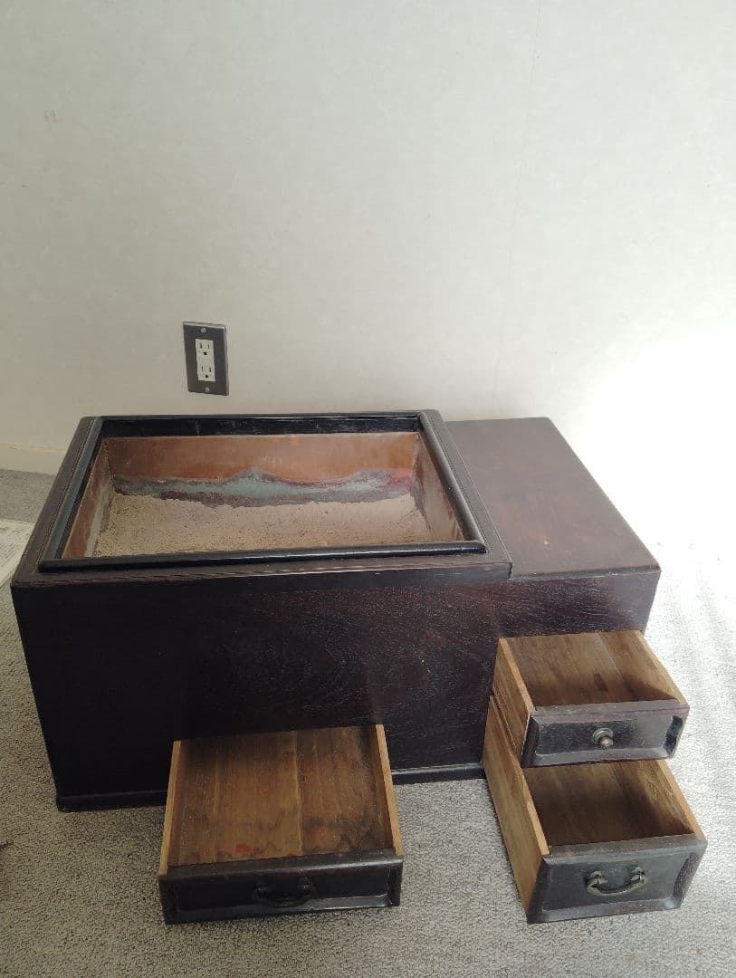 長火鉢　唐木造　江戸火鉢・関東型