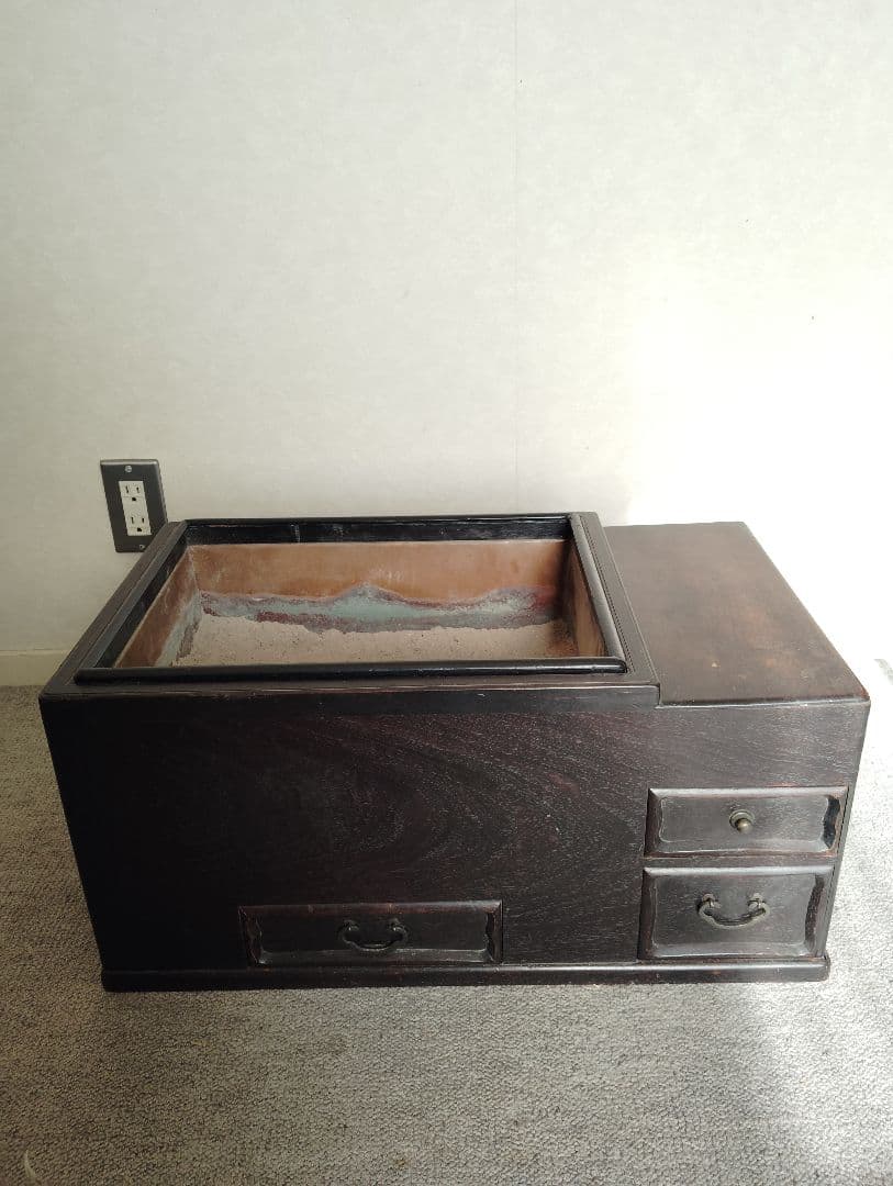 長火鉢　唐木造　江戸火鉢・関東型