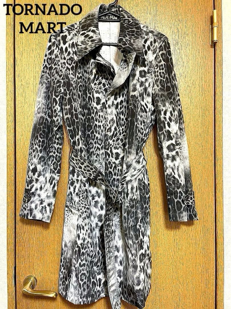 TORNADO MART 総柄レオパード ロングコート