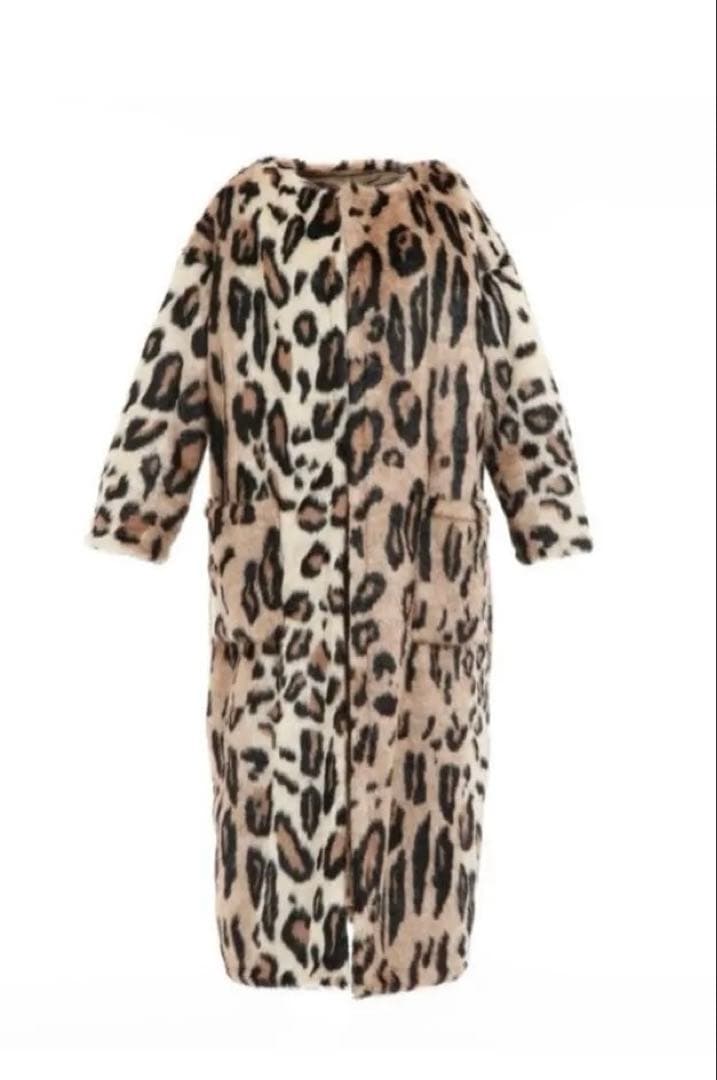 サードマガジン　レオパードリバーシブルコート