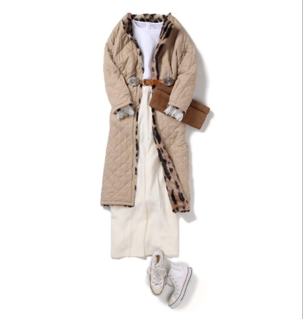 サードマガジン　レオパードリバーシブルコート