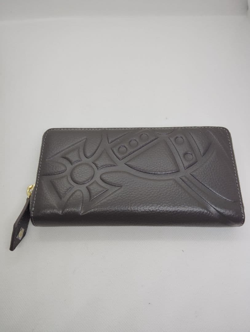 11/30までの特価！袋箱付き新品ヴィヴィアンウエストウッド長財布ダークグレイ