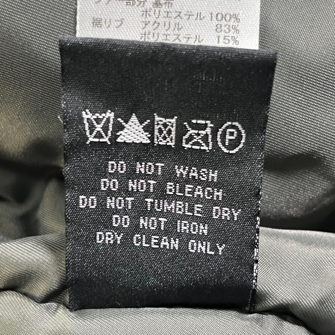 ▼N-2B アルファ　フライトジャケット　M 短丈　オリーブ　ミリタリー　モード