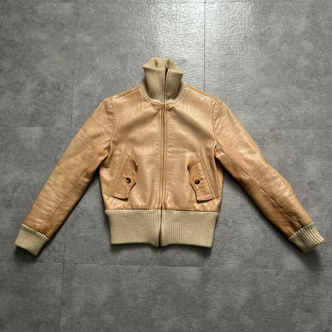 YOSHI KONDO 山羊皮ゴートレザージャケット ブルゾンSサイズ