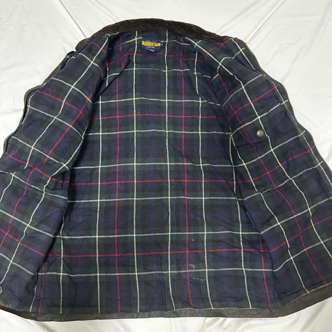 Ralph Lauren 廃盤RUGBY ワックスドジャケット ワッペン　S