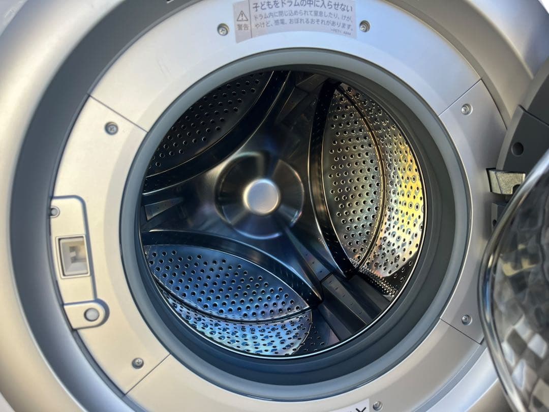 SHARP 2024年製 ドラム式洗濯機 7kg ES-S7J-WR新品ホース