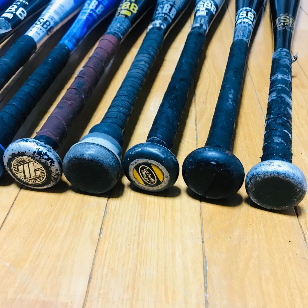 【匿名配送、送料無料】　軟式　少年用　バット　9本セット