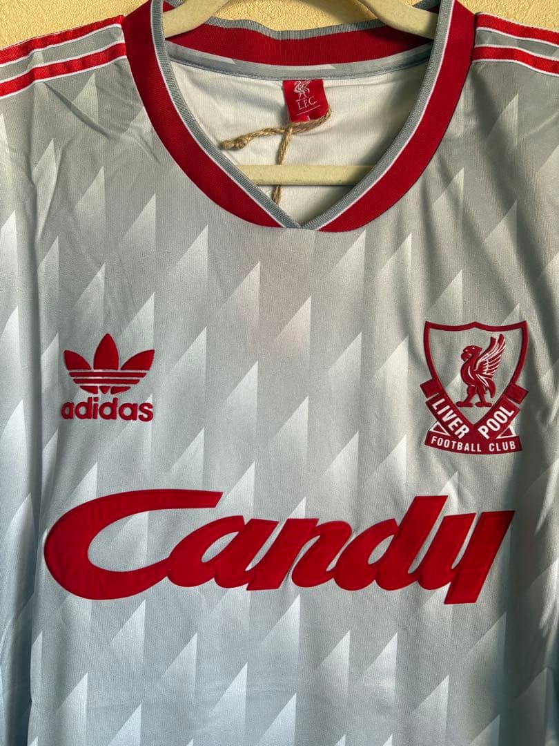 Liverpool adidas Candy ジャージ シルバー 89-91