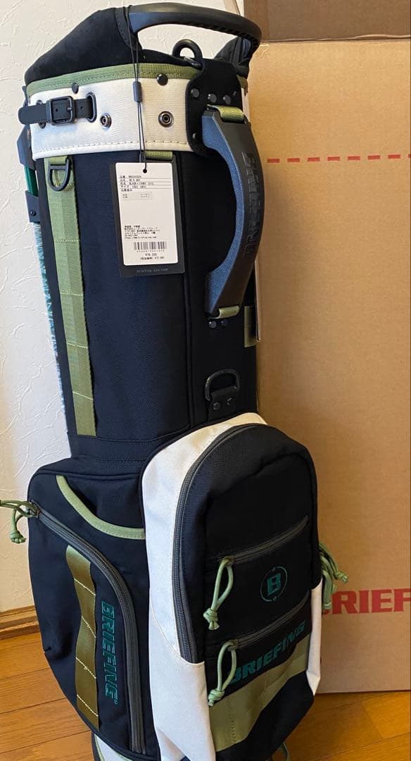 BRIEFING ゴルフバッグ CR-8 ブラック×アイボリー