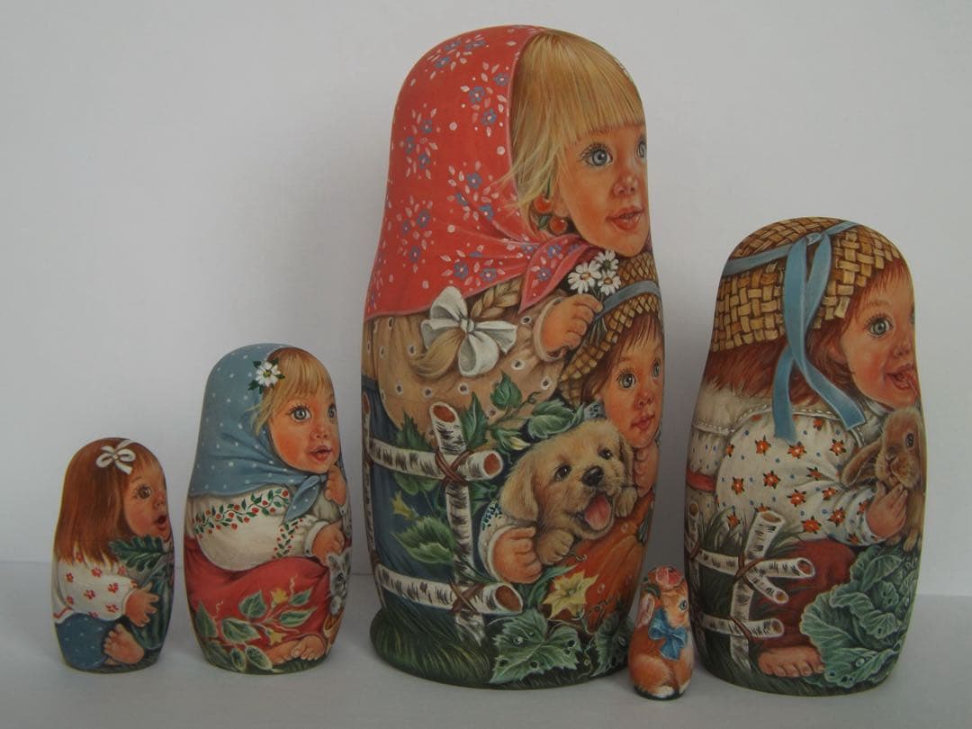 雑貨☆マトリョーシカ『Little Gardeners』5Pエレナ最新
