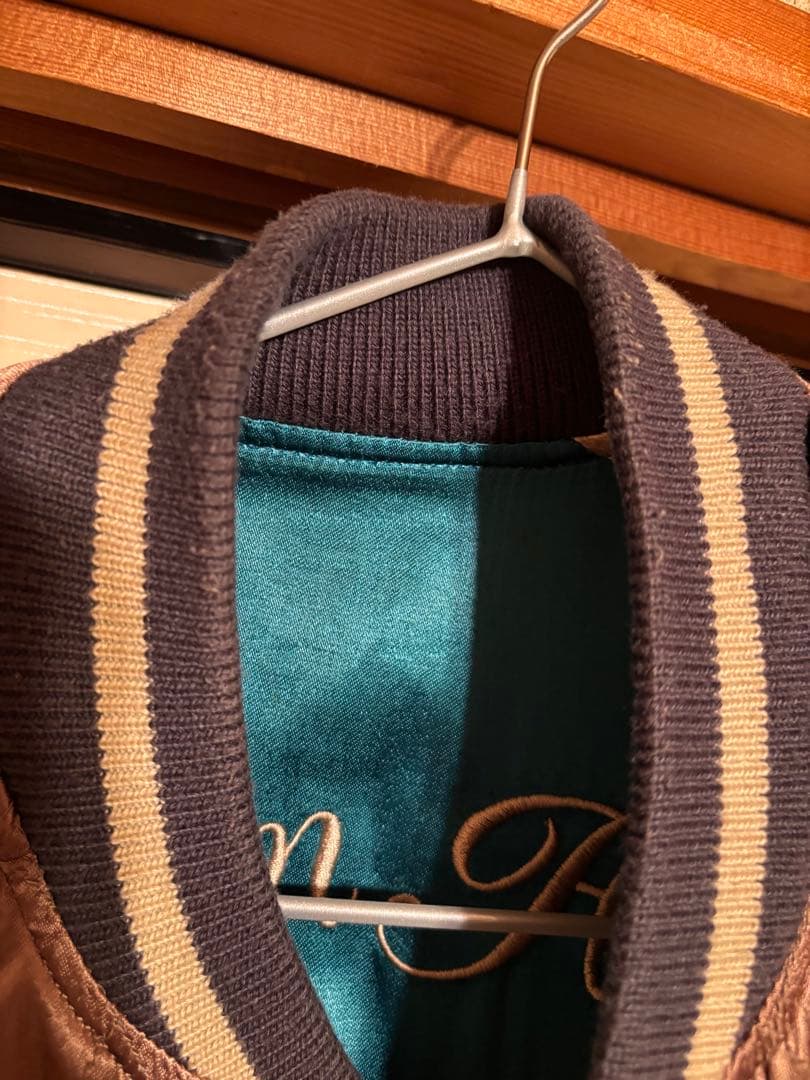 BRU NA BOINNE Chicken Heart 刺繍スカジャン