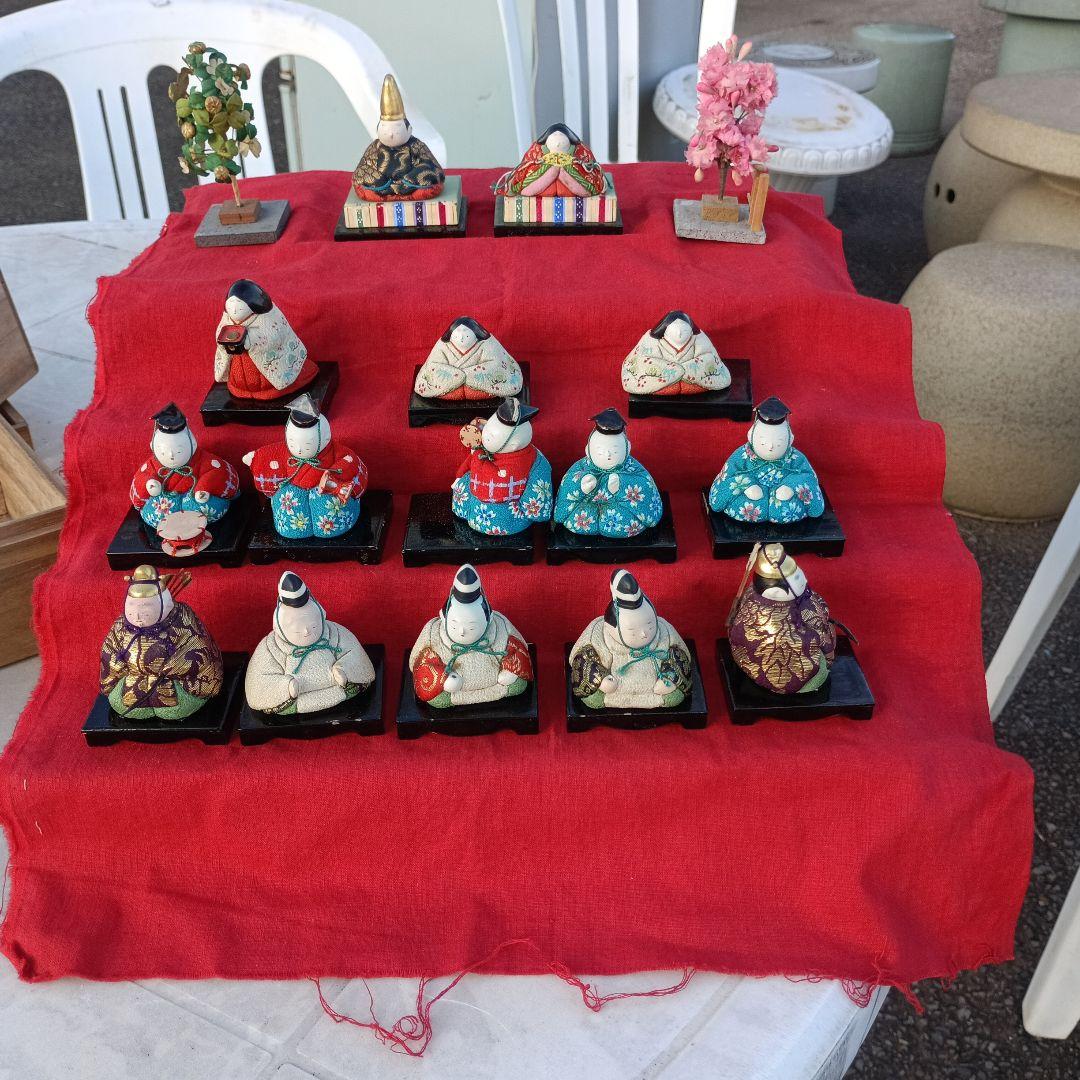 ４６１７　大澤商店　春山雛　(雛人形、木目込み)　大正から昭和初期？