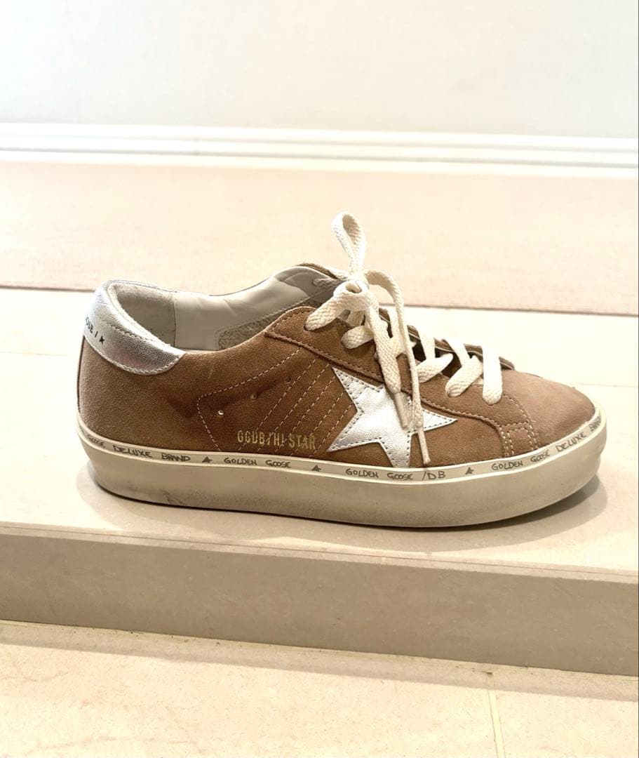 靴 GOLDEN  HI STAR SUEDE SNEAKER 38