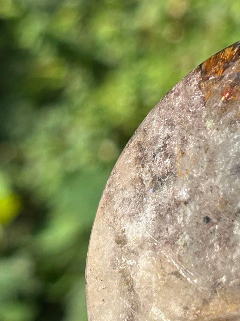 最高品質　ガーデンブラウンルチルクォーツ　レインボー入磨‼️大特価SALE