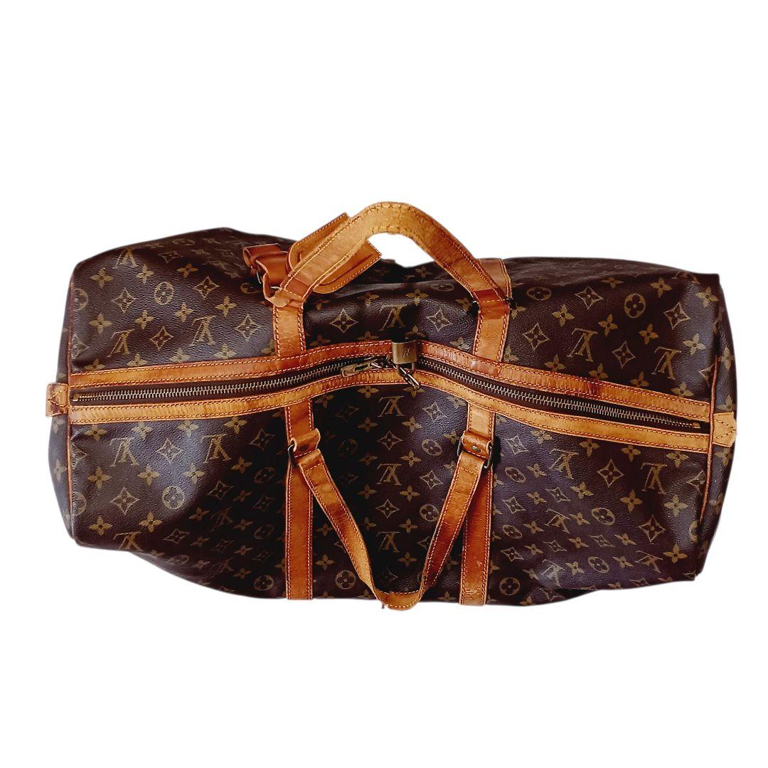 ルイヴィトン モノグラム サックスプール55 ボストン M41622 真贋済