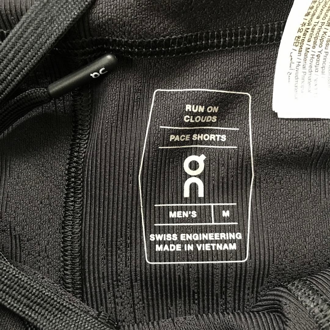 オンランニング　ハーフパンツ　Mサイズ ブラック