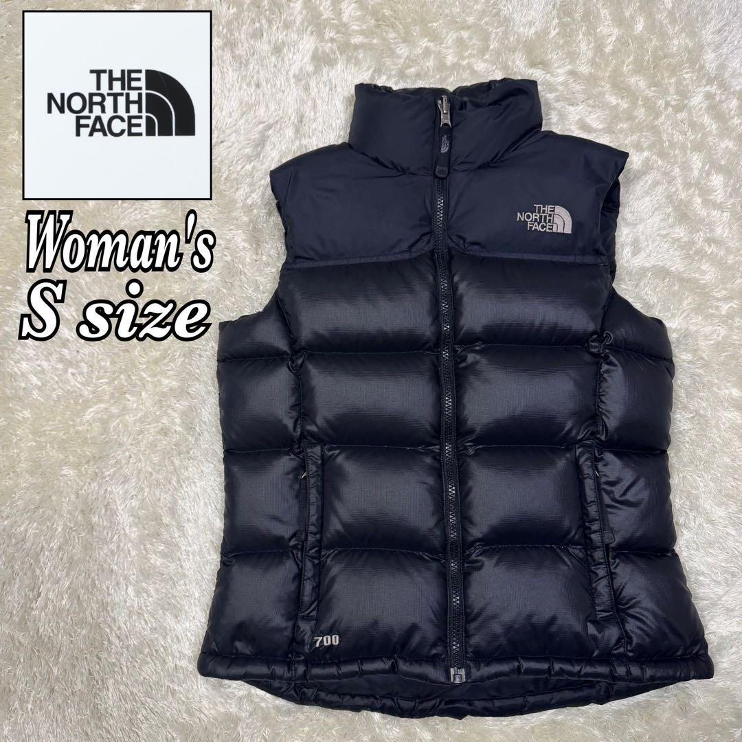 ノースフェイス ダウンベスト 700FP ブラック レディース Sサイズ