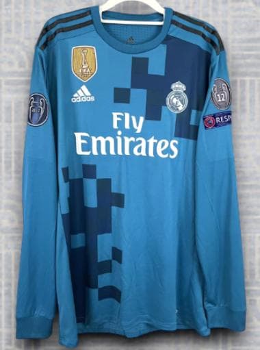 17/18 レアル・マドリード サード 長袖 ユニフォーム 7番 C・ロナウド