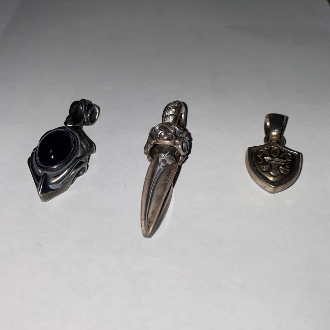 シルバー925 ペンダントトップの3点セット