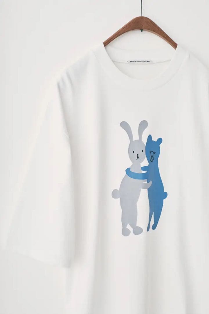 【新品】ミナペルホネン　calin ハーフスリーブカットソー　ユニセックス　XL
