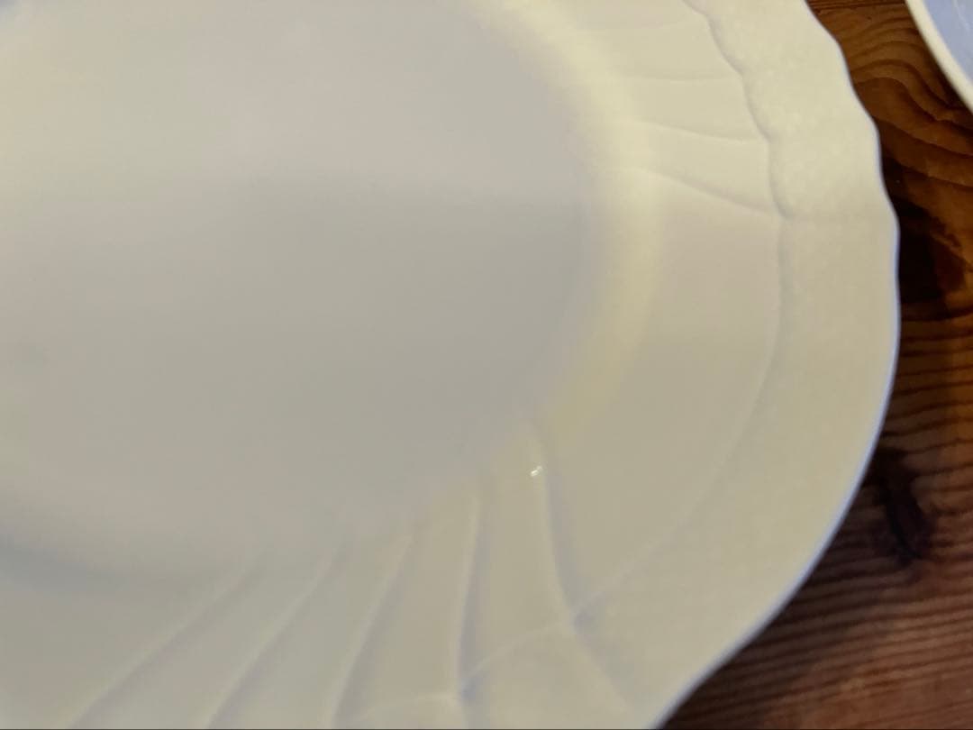 ジノリ　ベッキオホワイト　19.5デザートプレート×6