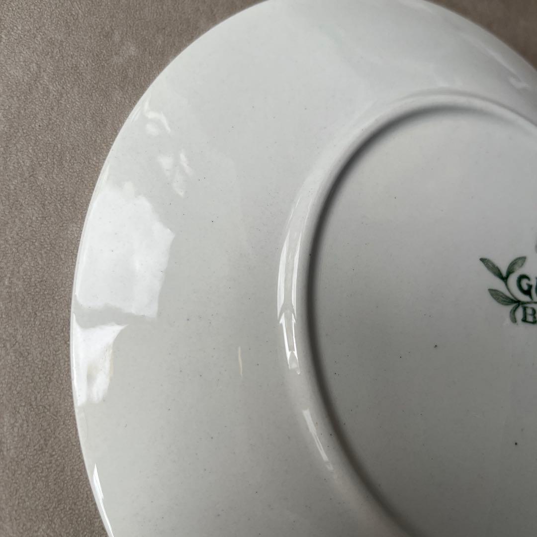 ヤドリギ プレート アンティーク 2枚セット