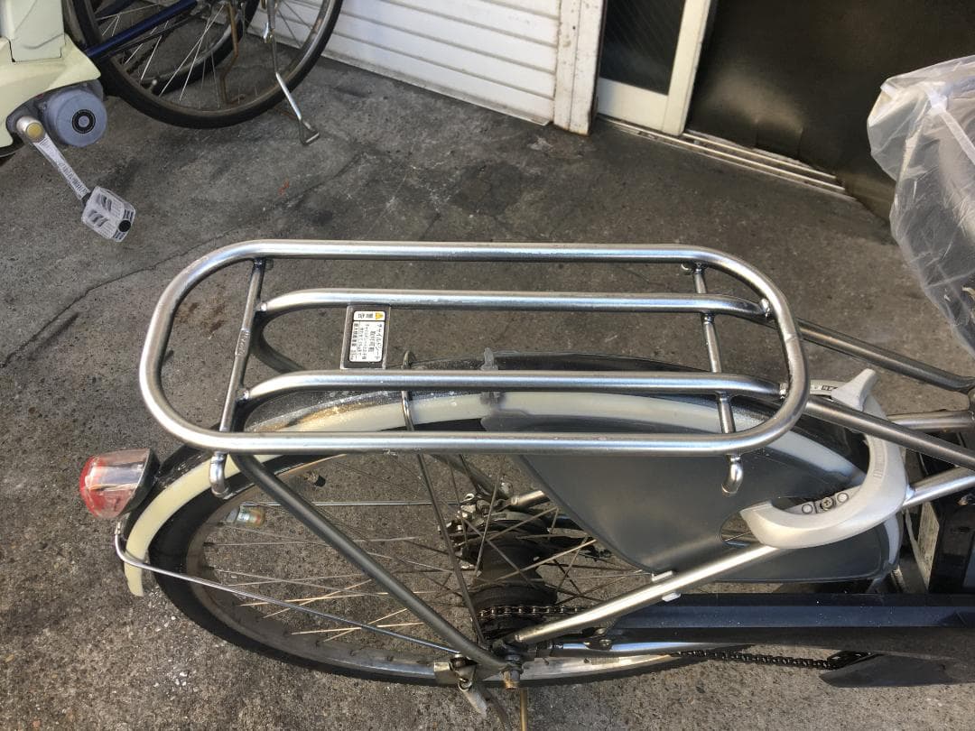 地域限定送料無料　アシスタ　8,9AH　子供乗せ　シルバー　神戸市　電動自転車