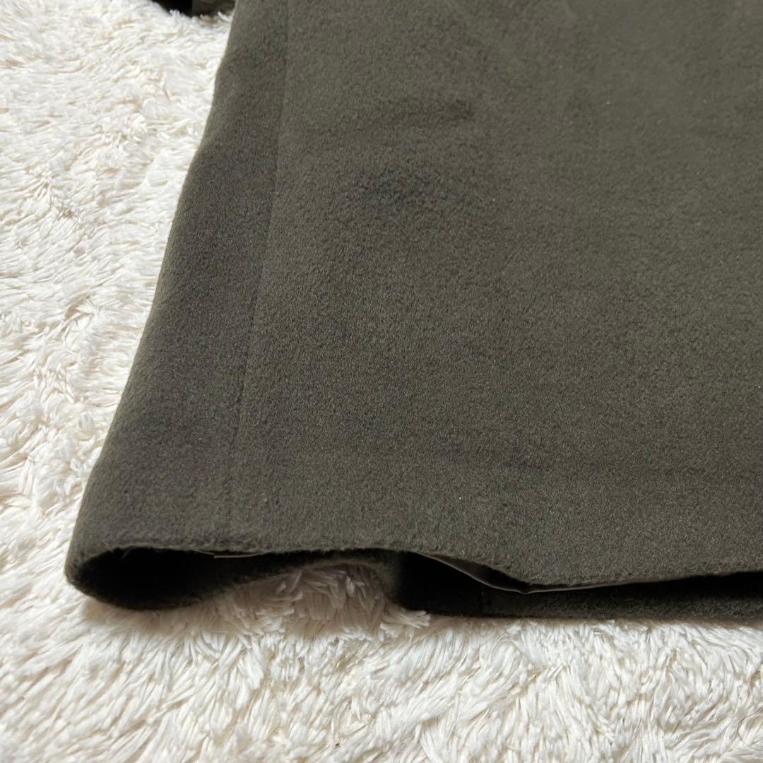 TICCA ティッカ　テントコート　カーキ　ダブルブレストコート　F