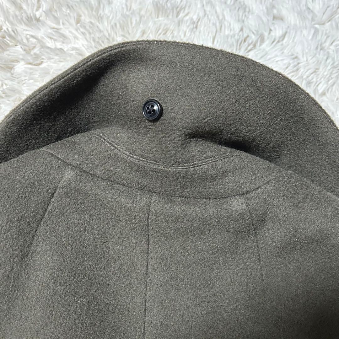 TICCA ティッカ　テントコート　カーキ　ダブルブレストコート　F