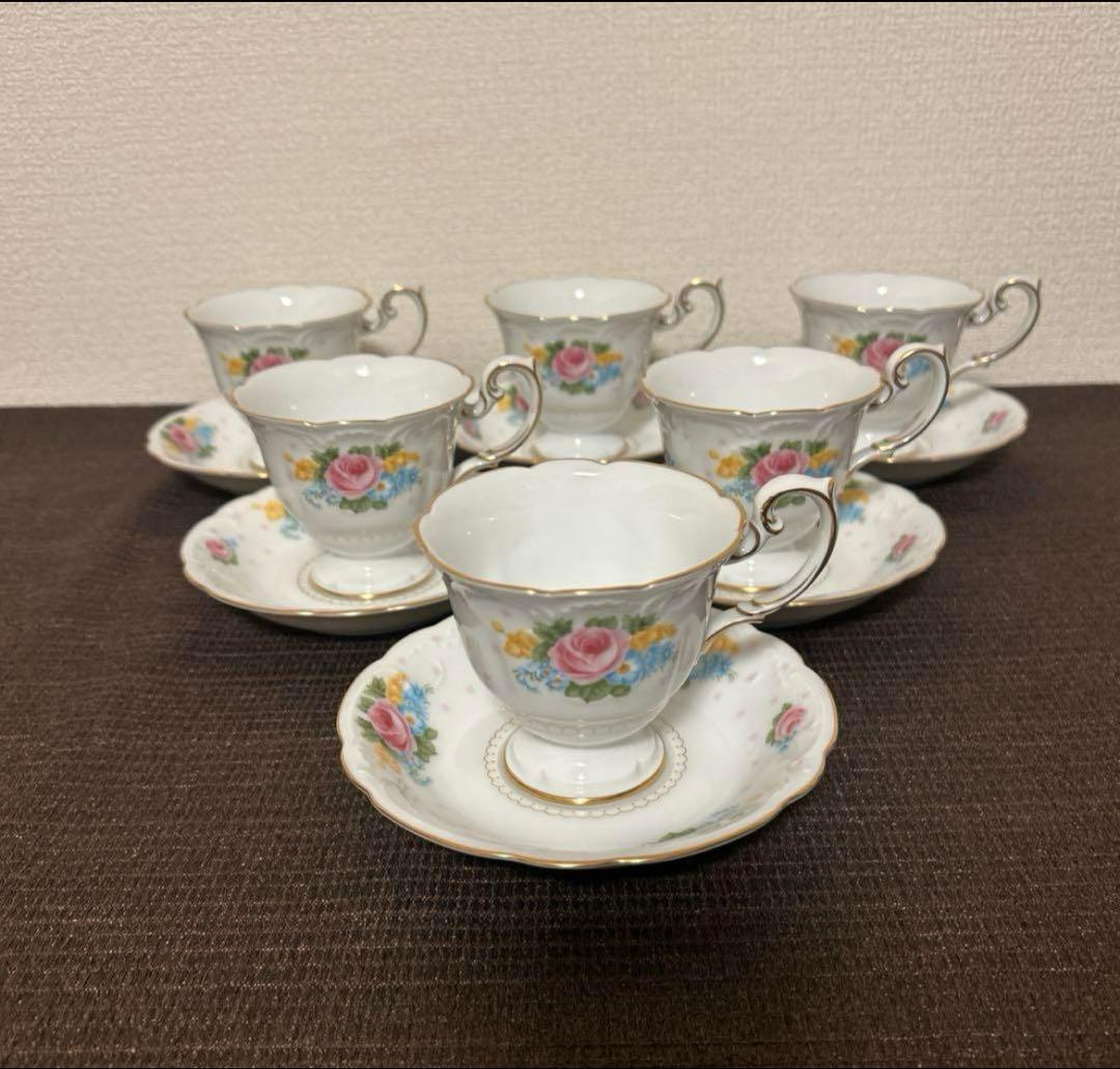 大倉陶園　金彩薔薇　スクエアプレート　デザートプレート