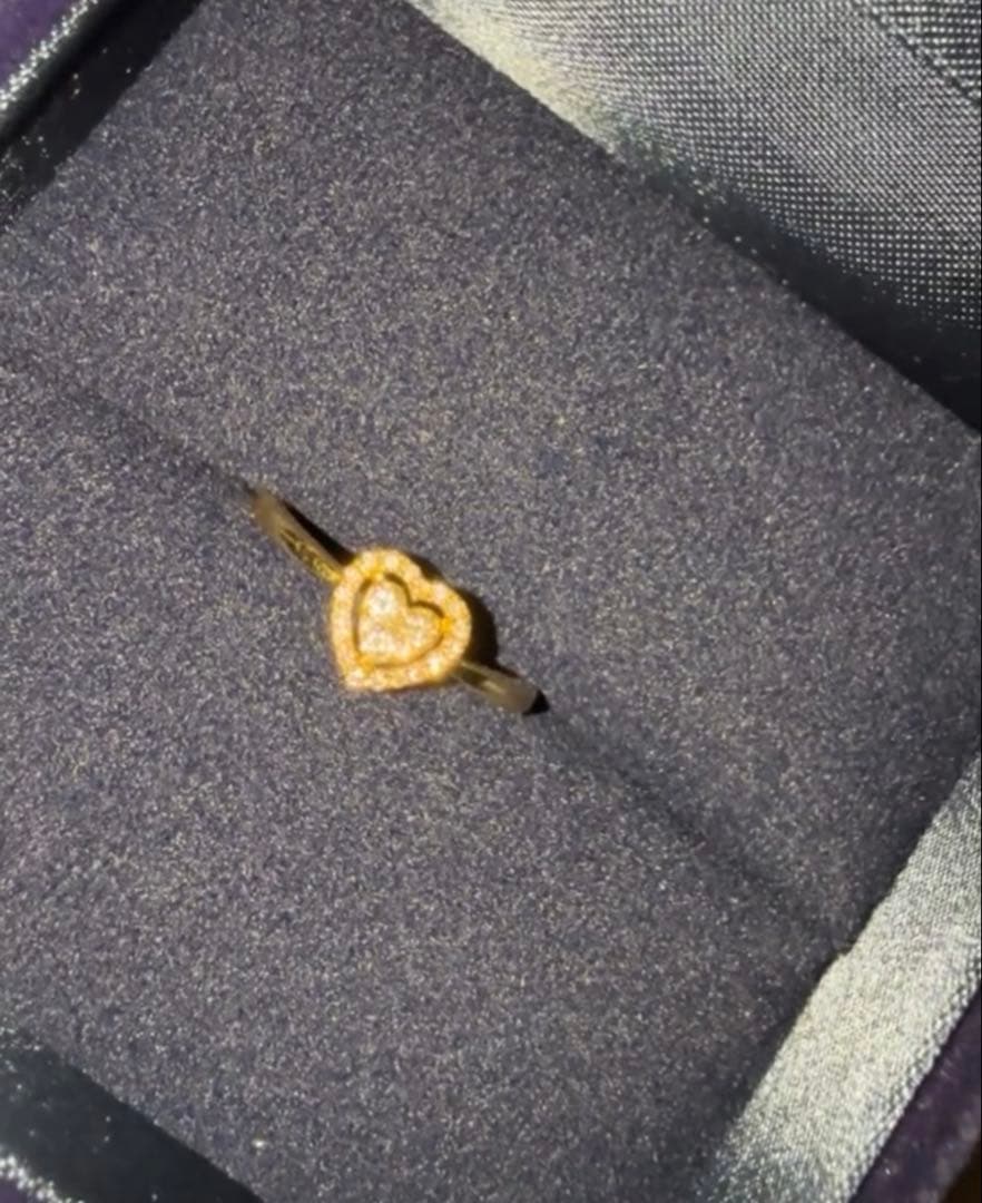 K18 天然ダイヤモンドリング‼️最終値下げ中‼️