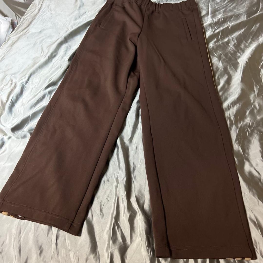 超希少　DESCENTE アディダス　ジャージ　ブラウン　ベージュ　パンツ　美品