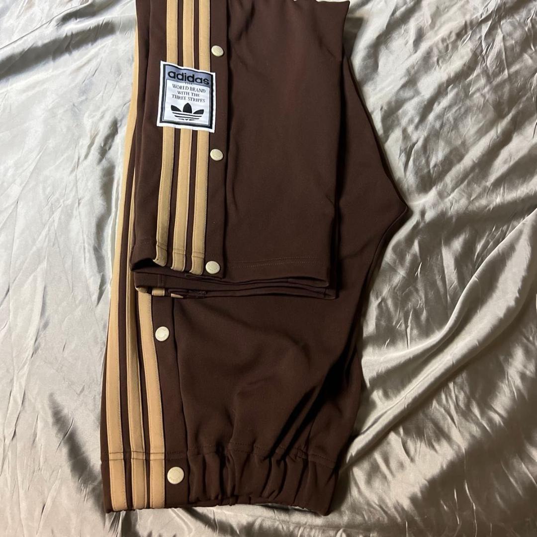 超希少　DESCENTE アディダス　ジャージ　ブラウン　ベージュ　パンツ　美品
