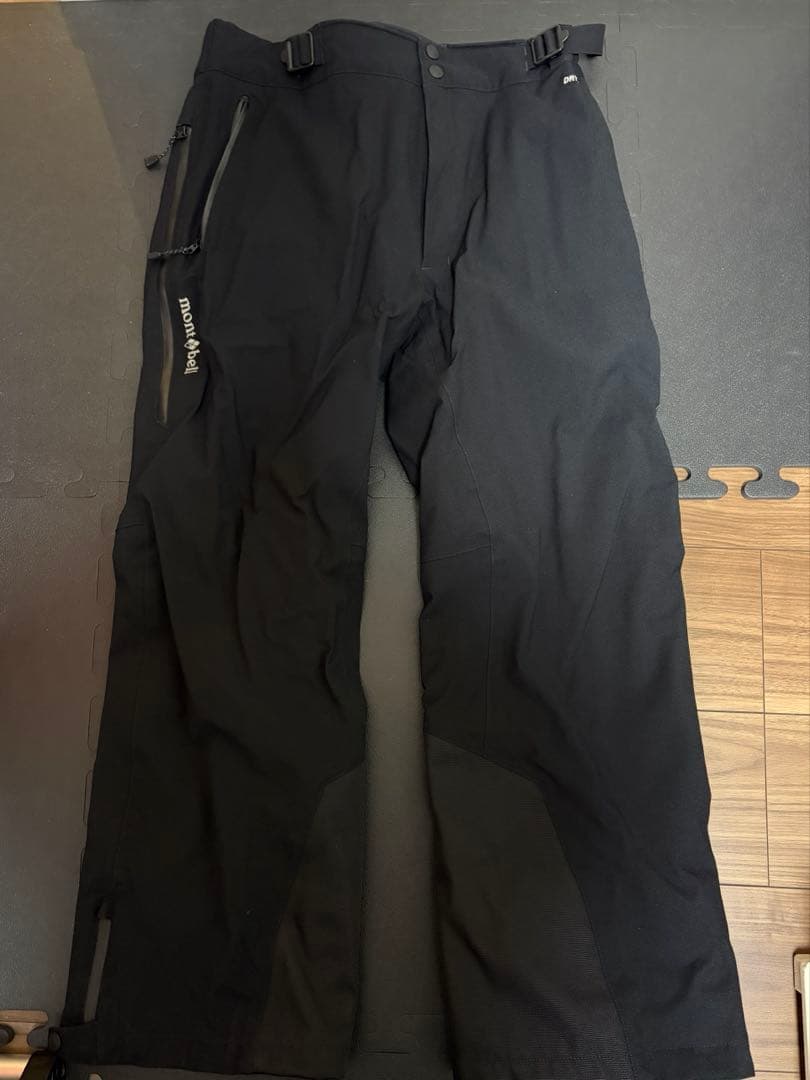 mont-bell パウダーホップ パンツ Men's M-S ブラック