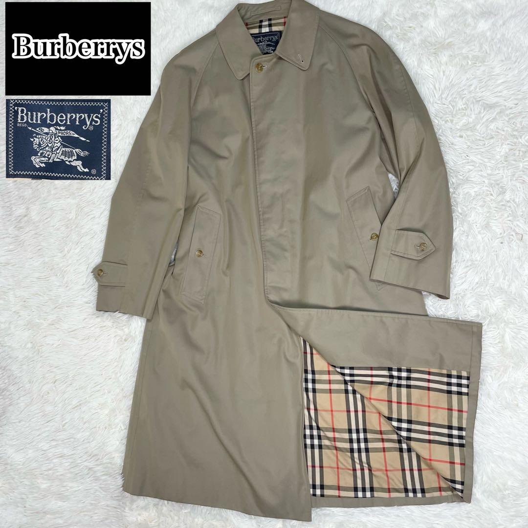 BURBERRY バーバリー ステンカラーコート ノバチェック 90年代 玉虫色