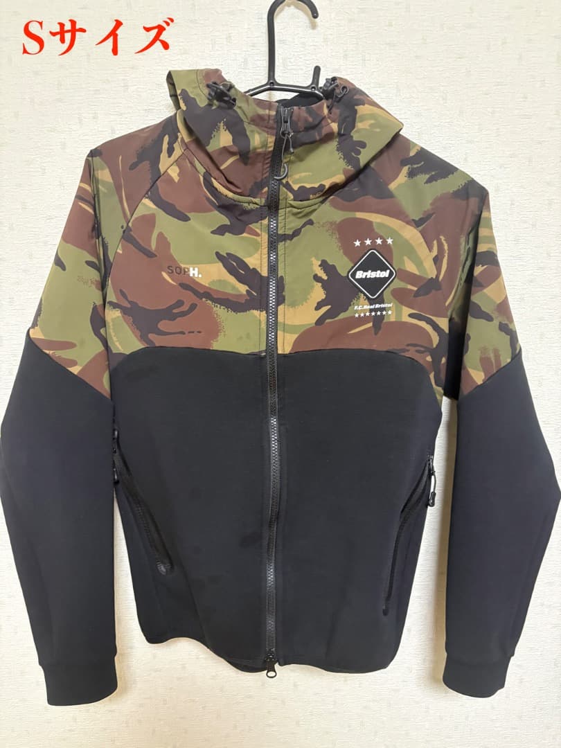 F.C.Real Bristol（FCRB） カモフラ ジップアップパーカー S