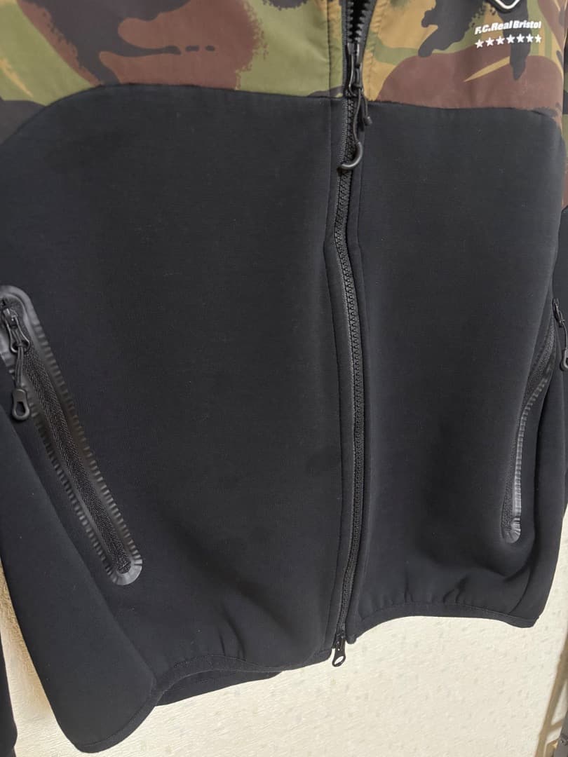 F.C.Real Bristol（FCRB） カモフラ ジップアップパーカー S