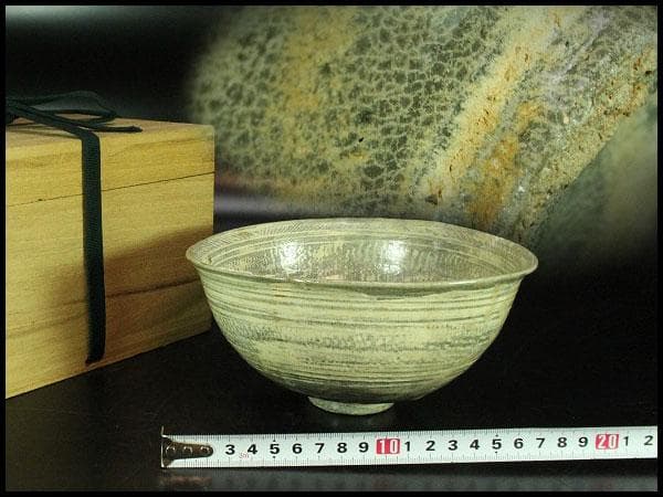 李朝 刷毛目 碗 時代物(K-A391)