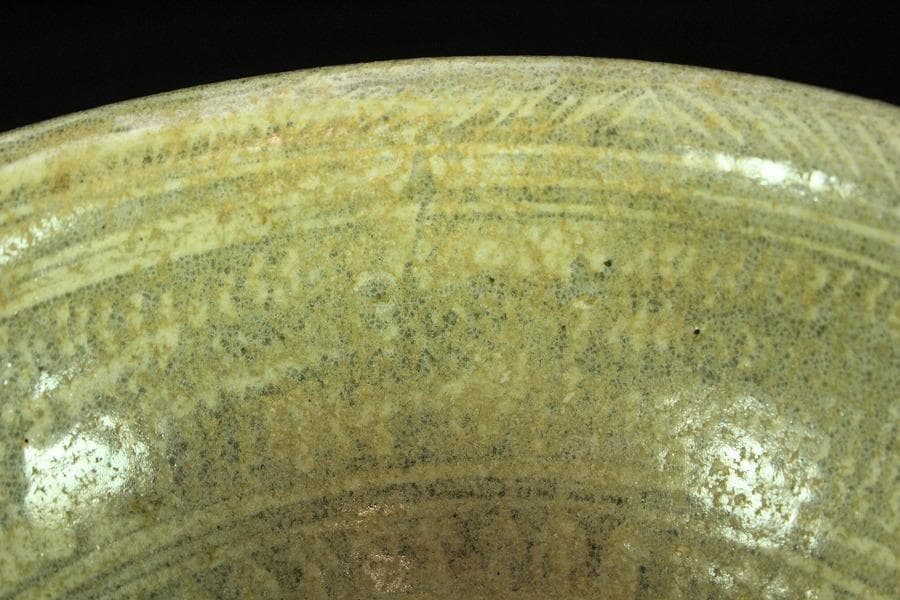 李朝 刷毛目 碗 時代物(K-A391)