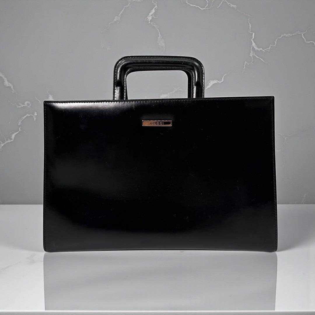 GUCCI グッチ トートバッグ 2way スケルトン ビニール レザー