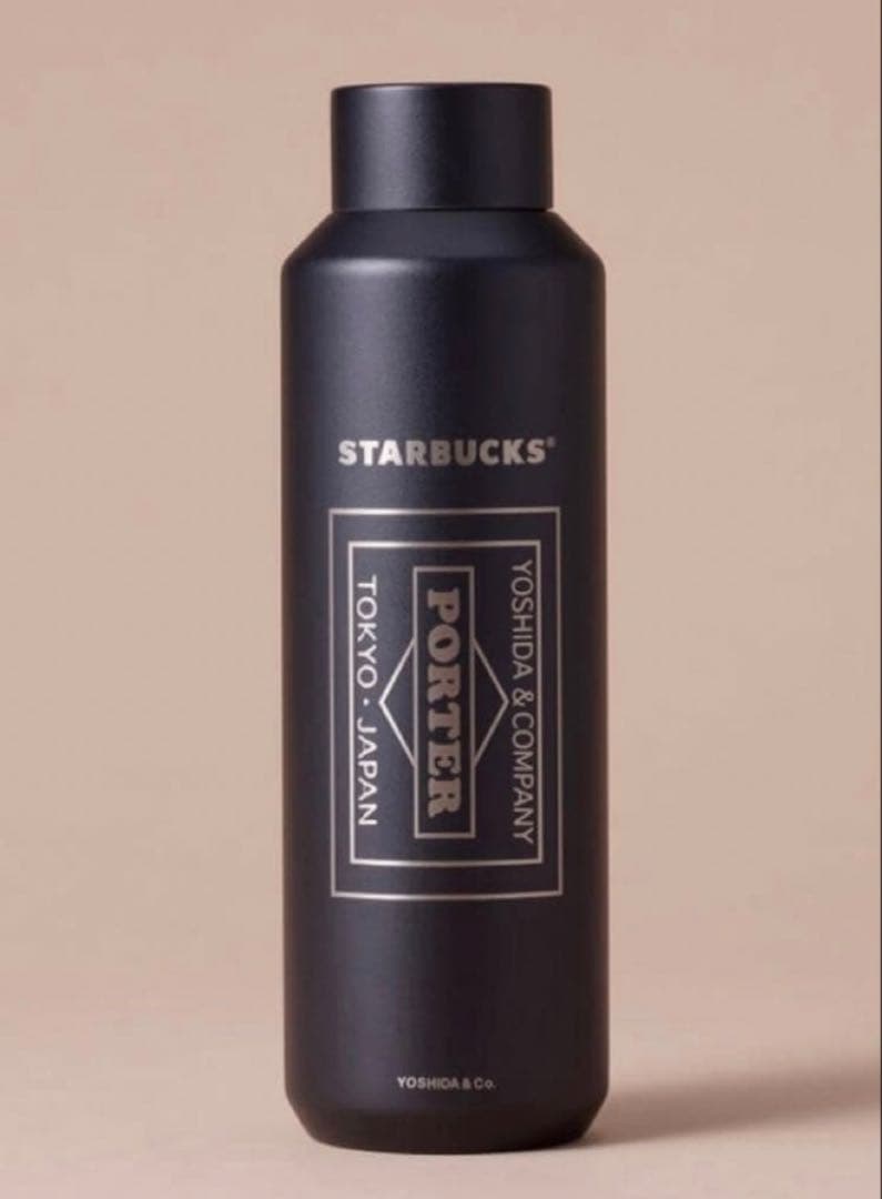 【新品未使用】スターバックス×ポーター コラボステンレスボトル マットブラック