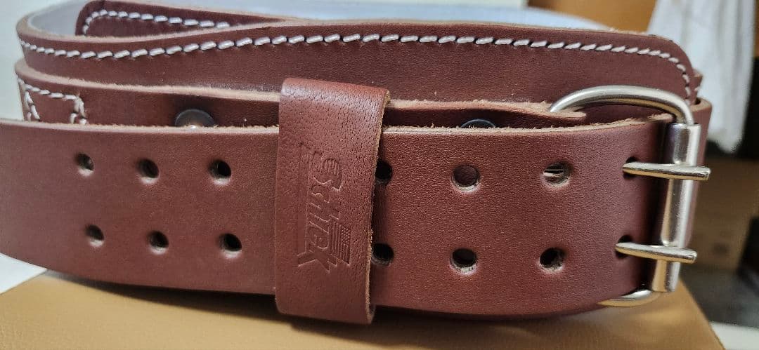 schiek トレーニングレザーベルト M