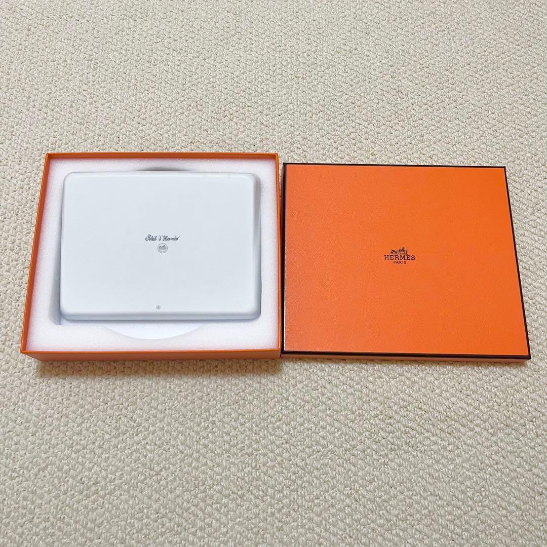 【新品・未使用】エルメス ソレイユ 長方形プレート PM 角皿 スクエア トレー