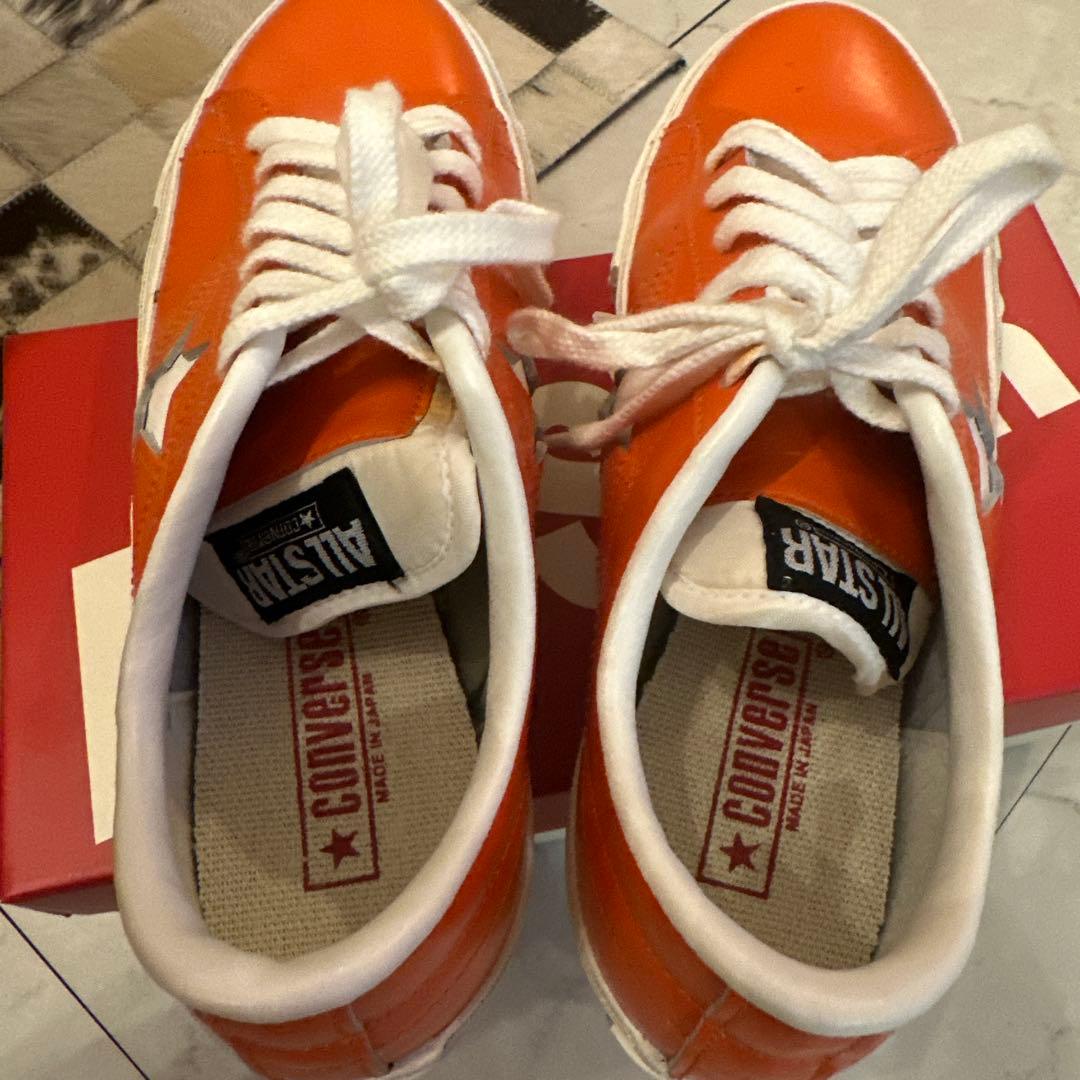 復刻版CONVERSE ONE STAR J ORANGE コンバース 24
