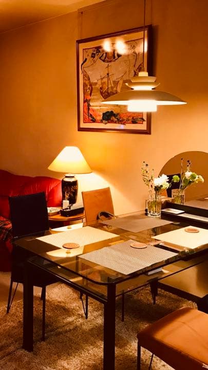 ダイニングテーブル GLASS DINING TABLE W150