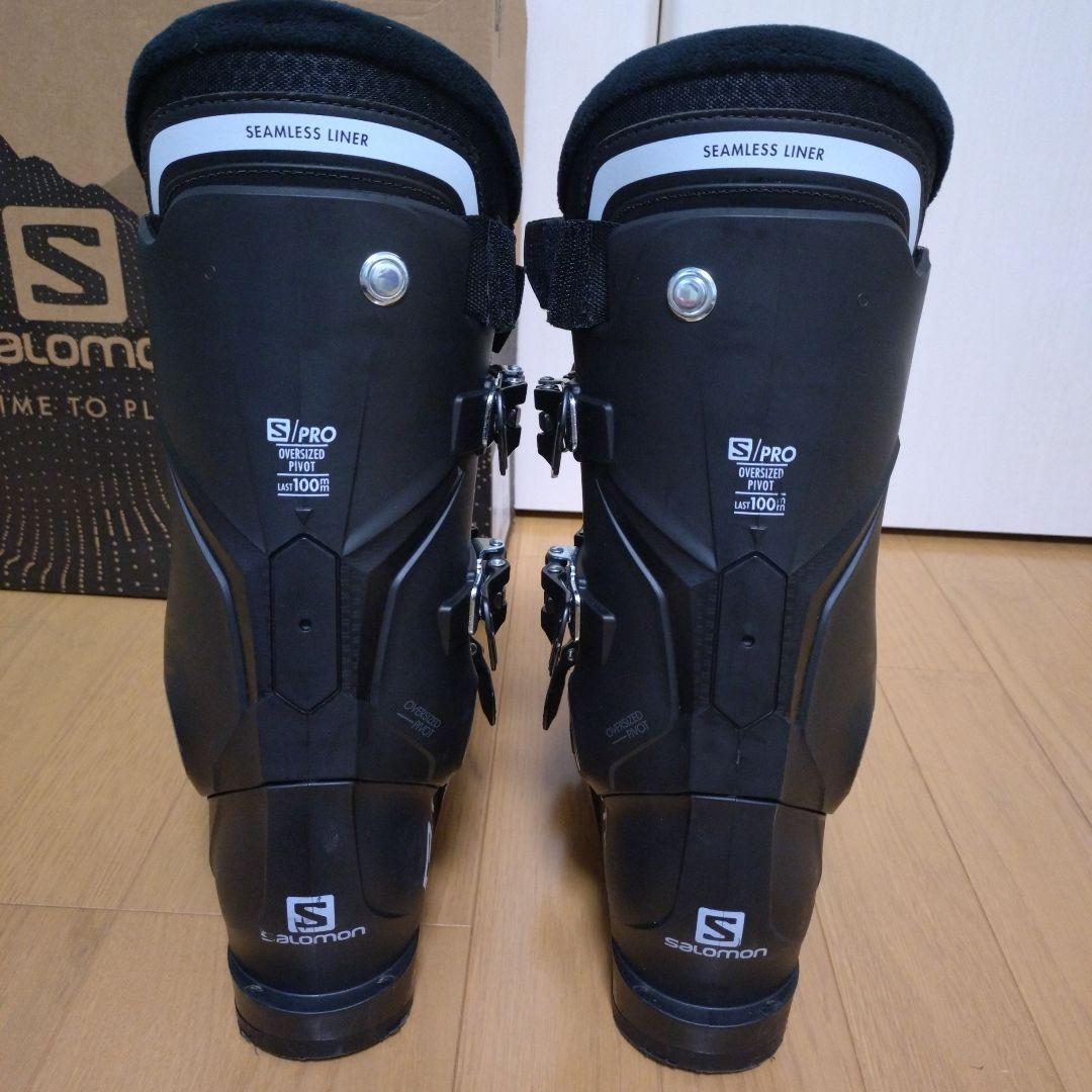 美品　Salomon S Pro 80 スキーブーツ 黒　26〜26.5cm